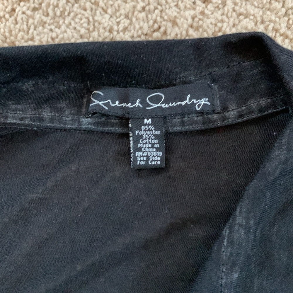 5/$25❗️Black Button-Up Shirt - Picture 7 of 12